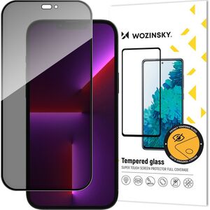 Wozinsky Szkło prywatyzujące z filtrem Anti Spy do iPhone 15 Plus Wozinsky Privacy Glass - czarne