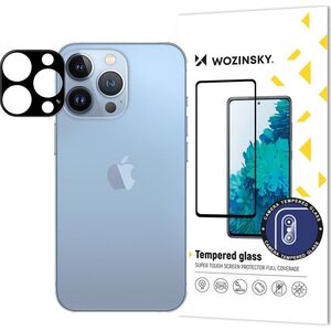 Wozinsky Szkło hartowane 9H na aparat iPhone 15 Pro Wozinsky Full Camera Glass - czarne