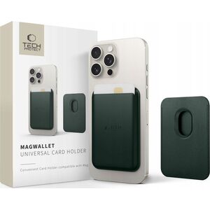 TECH-PROTECT MAGWALLET MAGSAFE UNIVERSAL MAGNETIC CARD HOLDER KHAKI