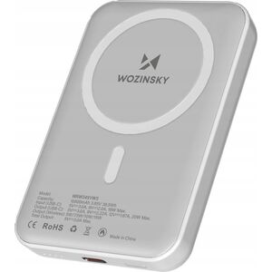 Powerbank magnetyczny Wozinsky WRW349YWS 10 000 mAh - biały