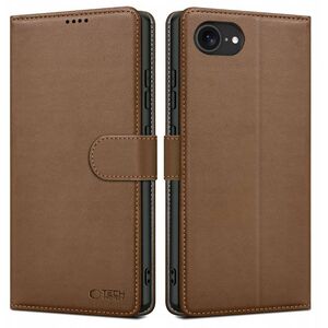 Etui z klapką Tech-Protect Wallet Apple iPhone 16e Brown