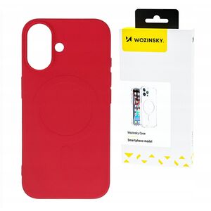 Etui Liquid Silicone Case MagSafe na Samsung Galaxy S25 - czerwone