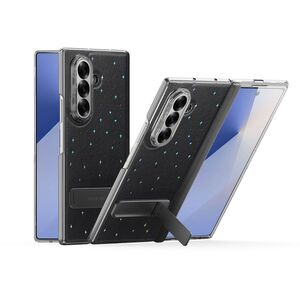 Etui Dux Ducis Aimo Mag z pierścieniem magnetycznym i podstawką na iPhone 17 Pro Max - czarne