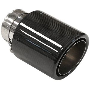 Końcówka tłumika 114mm wejście 70mm Carbon Gloss