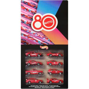 HOT WHEELS aštuonių automodeliukų rinkinys Mattel 80 (JGK09)