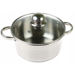 GARNEK STALOWY 6.6L 24cm DNO 9 WARSTWOWE ZILNER ZL-7307