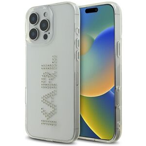 ETUI KARL LAGERFELD IML RHINESTONES LOGO DO IPHONE 16 PRO PRZEZROCZYSTY