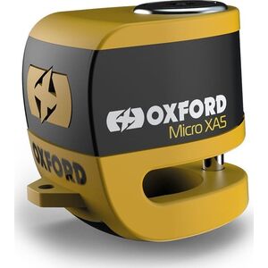 Oxford OXFORD BLOKADA TARCZY HAMULCOWEJ ALARMEM ALPHA XA5 KOLOR ŻÓŁTY FLUO (PIN 5.5MM