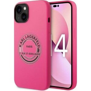 Karl Lagerfeld Karl Lagerfeld KLHCP14SSRSGRCF iPhone 14 6,1" hardcase różowy/pink Silicone RSG NoSize