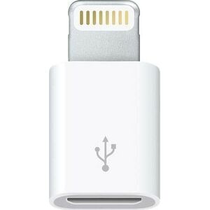 Adapter USB Apple Lightning - microUSB Biały  (MD820ZM/A)
