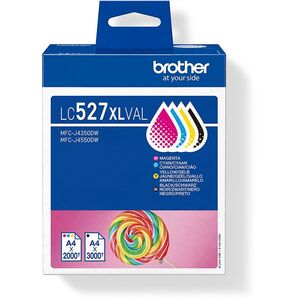 Brother Tintenpatrone LC-527XLVAL Multipack (je 1x BK/M/C/Y)