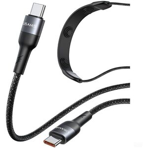 Cable USAMS SJ759 U89 100W Fast Charging with massager black