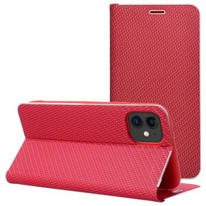 Kabura LUNA Book Carbon do IPHONE 17 Pro czerwony