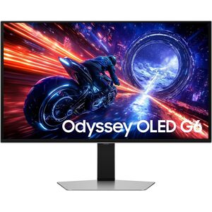 Samsung G60SF monitor komputerowy 68,6 cm (27") 2560 x 1440 px Quad HD OLED Srebrny