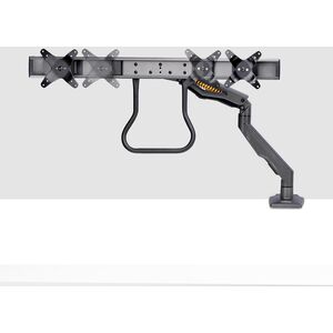 StarTech H2M1AS2-MONITOR-ARM uchwyt / stojak do monitorów 68,6 cm (27") Biurko Czarny