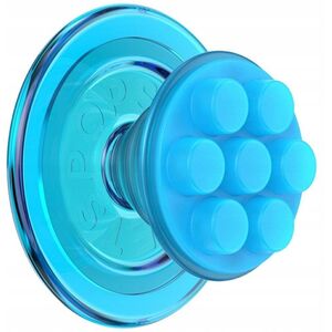 Uchwyt i podstawka do telefonu Popsockets Translucent FG-Popper MagSafe niebieski 807325