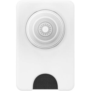 Uchwyt i podstawka do telefonu z portfelem Popsockets PopWallet+ PopGrip PW+ MS G2 MagSafe biało-przezroczysty 806926