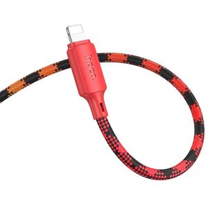 Kabel USB C do Lightning Hoco PD 27W 1 m X116 gradient czerwony