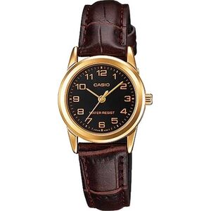 Zegarek Casio Zegarek marki Casio model LTP-V001 kolor Brązowy. Akcesoria damski. Sezon: Cały rok NoSize