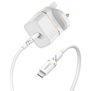 UK WALL CHARGER 20W 1X USB-C/20W USB-PD USB C-LIGHTNING CABLE