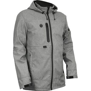 Work jacket SOFTSHELL, gray, size 3XL