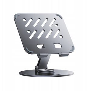 Stojak na tablet Wozinsky WRS-DSY84SS obrotowy 360° aluminiowy - szary