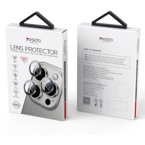 yesido Προστατευτικό Φακού WB52 iPhone 16 Pro / 16 Pro Max, ΓΚΡΙ / SZARY