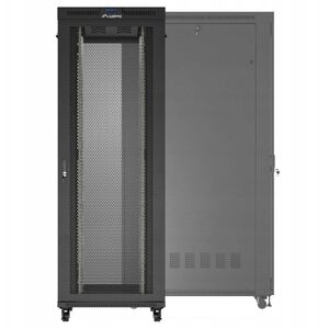 SZAFA INSTALACYJNA RACK STOJĄCA 19" 47U 800X1200 CZARNA DRZWI PERFOROWANE LCD LANBERG (FLAT PACK) V2