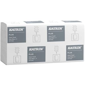 Katrin Håndklædeark katrin 344010 plus l3 one stop karton a 21 x 90 ark