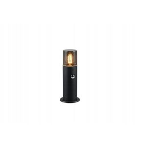 Freestanding outdoor lamp TRIO HOOSIC, IP44 1xE27 with motion sensor black O12x30cm