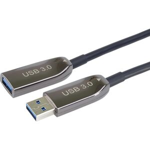 Kabel USB PremiumCord USB-A - USB-A 20 m Czarny (ku3opt20)