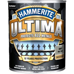 ΧΡΩΜΑ ULTIMA ΜΑΤ ΓΚΡΙ 0.7L