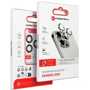 Szkło hartowane Forcell Premium do aparatu - do Samsung Galaxy S25 Ultra Tytanowy Srebrno-Niebieski