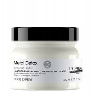 L'Oreal Professionnel, Serie Expert Metal Detox, Glicoamine + Ionene, Hair Treatment Cream Mask, Anti-Deposit Protector, 150 ml For Women