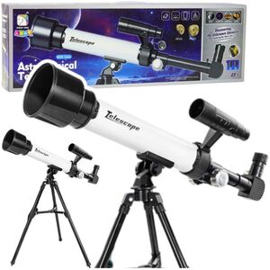 Teleskop Astronomiczny Luneta Dla Dzieci Uchwyt Na Telefon Okulary 30x 60x EDUKAMP