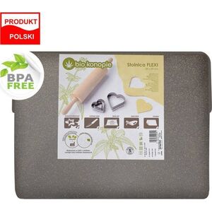 Practic Stolnica Flexi 39x29 cm z dodatkiem bio konopi kolor land