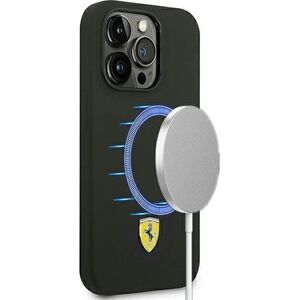 Ferrari Ferrari FESSIHMP14XBK iPhone 14 Pro Max 6,7" czarny/black hardcase Silicone Metal Logo Magsafe NoSize