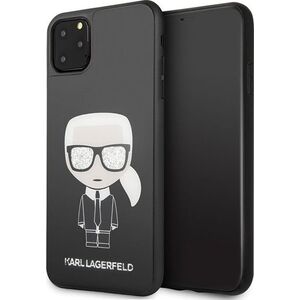 Karl Lagerfeld Karl Lagerfeld KLHCN65DLFKBK iPhone 11 Pro Max czarny/black hard case Iconic Karl Glitter