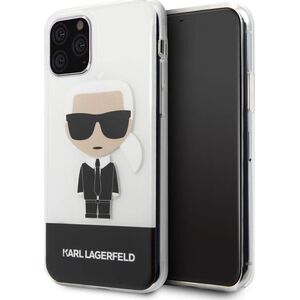 Karl Lagerfeld Karl Lagerfeld iPhone 11 Pro KLHCN58TPUTRIC przeźroczysty hard case Iconic Karl