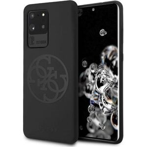 Guess Guess GUHCS69LS4GBK S20 Ultra G988 black/czarny hard case Silicone 4G Tone On Tone