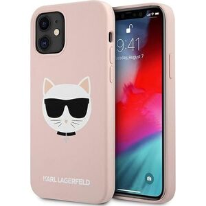 Karl Lagerfeld Karl Lagerfeld KLHCP12SSLCHLP iPhone 12 mini 5,4" hardcase jasno różowy/light pink Silicone Choupette