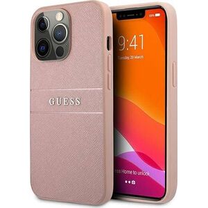 Guess Guess GUHCP13LPSASBPI iPhone 13 Pro / 13 6,1" różowy/pink hardcase Saffiano Stripe