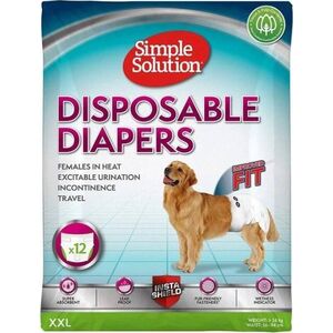 Simple Solution Simple Solution Pieluchy Jednorazowe Dla Suczek XXL 12szt