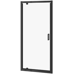 DRZWI PIVOT KABINY PRYSZNICOWEJ ARTECO CZARNA 90X190 SZKŁO TRANS