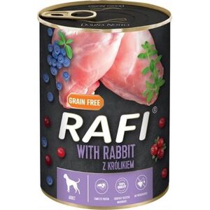 Rafi Dolina Noteci Rafi dla psa z królikiem 400g