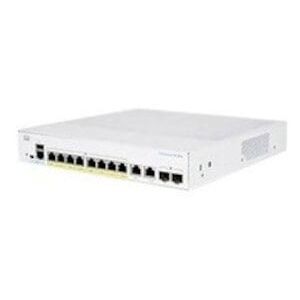 Cisco Cisco switch CBS350-8P-2G-UK, 8xGbE RJ45, 2xGbE RJ45/SFP, χωρίς ανεμιστήρα, PoE+, 67W - ΑΝΑΝΕΩΣΗ