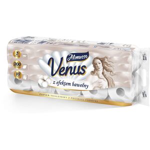 Almusso Venus, Papier toaletowy 3-warstwowy, 10 rolek