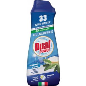 Dual Power Żel do zmywarki All in One Soda i Szałwia 660 ml