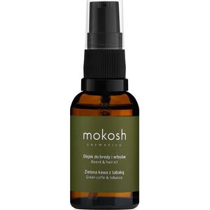Mokosh Olejek do brody i włosów Zielona kawa z tabaką 30 ml
