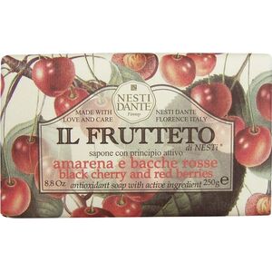 Nesti Dante Mydło w kostce Il Frutteto Sapone Czarna wiśnia i żurawina 250g